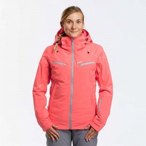 Куртка лыжная женская коралловая 580 wedze