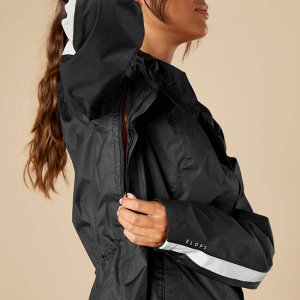 Куртка-дождевик для велоспорта 540 женская светоотражающая btwin