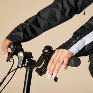 Куртка-дождевик для велоспорта 540 женская светоотражающая btwin
