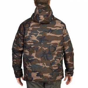 Куртка утепленная водонепроницаемая для охоты woodland 100 solognac