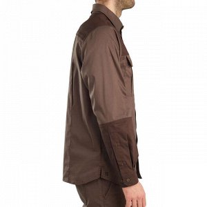 Рубашка для охоты с длинными рукавами удобная и прочная 520 SOLOGNAC