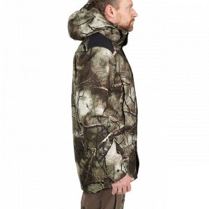 Куртка для охоты 3 в водонепроницаемая 1 camo treemetic 500. solognac
