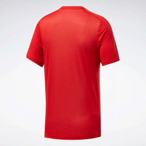 Футболка для фитнеса и кардиотренировок мужская Reebok T-shirt красная REEBOK