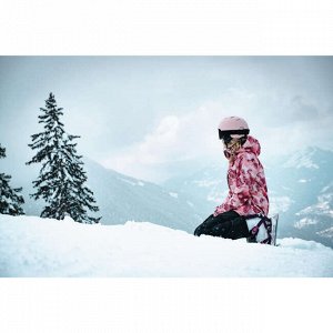 Брюки для лыж и сноуборда женские черные 100 DREAMSCAPE