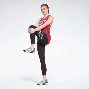 Легинсы для фитнеса и кардиотренировок женские Reebok черные REEBOK