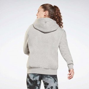 DECATHLON Легинсы для фитнеса и кардиотренировок женские Reebok серые с принтом REEBOK