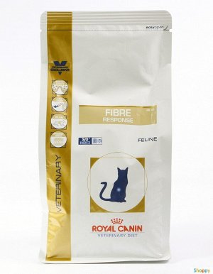 Royal Canin  FIBRE RESPONSE FELINE (ФАЙБР РЕСПОНЗ ФЕЛИН)
диета с повышенным содержанием клетчатки для кошек при запорах