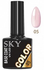 Камуфлирующая база для гель лака Base Coat Color Sky 10 мл №05