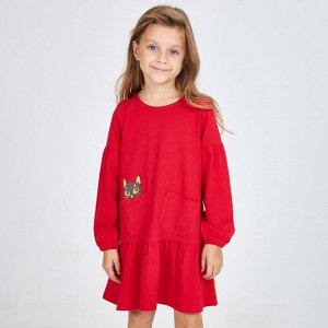 KOGANKIDS Платье для девочки, красный