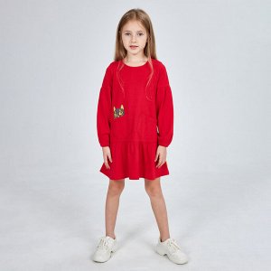 Платье для девочки, красный