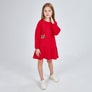 KOGANKIDS Платье для девочки, красный