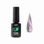 Гель-лак Cat&#039;s eye 12D светоотражающий, 6 мл №6620