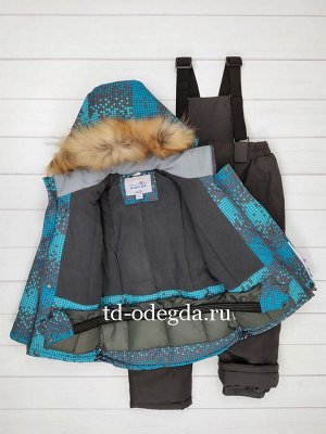 Костюм зимний на мальчика. Рост 92. Пойдет до роста 96. Если худые и на 98 сойдет