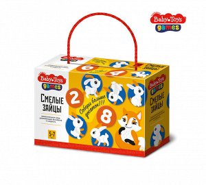 Игра настольная "Смелые зайцы" Baby Toys Gаmes