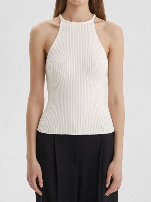 Aim Clothing Топ трикотажный на лямках, молочный