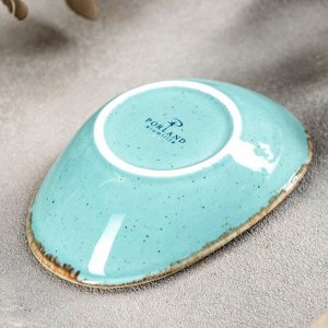 Соусник овальный Turquoise, 7?11 см, цвет бирюзовый