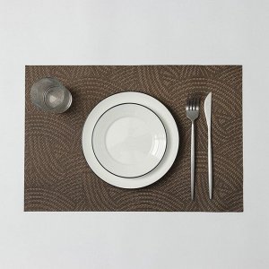 Салфетка кухонная «Узелок», 45?30 см, цвет коричневый
