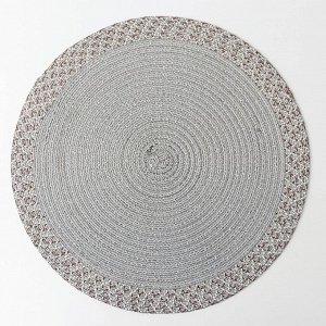 Салфетка сервировочная «Тэри», 38?38 см, цвет серый