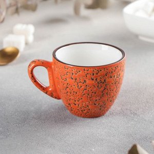 Кофейная чашка Splash, 110 мл, цвет оранжевый