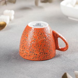 Кофейная чашка Splash, 110 мл, цвет оранжевый