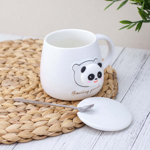 Кружка "Head panda", white (420 ml)