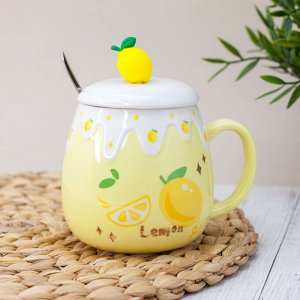 Кружка "Custard lemon", yellow (450 ml)