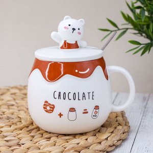 Кружка &quot;Kitty chocolate&quot;, brown (490 ml)