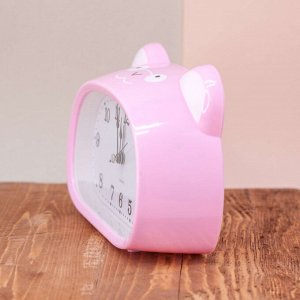 Часы-будильник &quot;Cute animal&quot;, pink