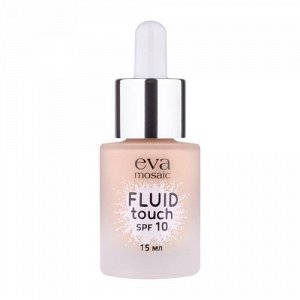 Eva Mosaic Тональный крем-флюид Fluid Touch, 15 мл, 01, фарфор *  NEW