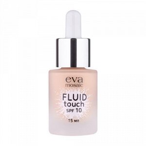 Eva Mosaic Тональный крем-флюид Fluid Touch, 15 мл, 01, фарфор *  NEW