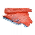 Сетка овощная оранжевая с завязками