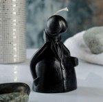 Свеча фигурная &quot;Глава&quot; чёрный, 10см