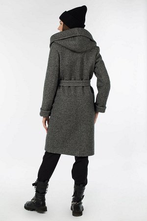02-3087 Пальто женское утепленное (пояс)