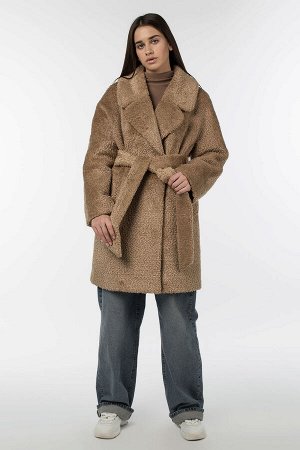 02-3076 Пальто женское утепленное (пояс)