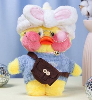 Мягкая игрушка Утка Lalafanfan  Няшка