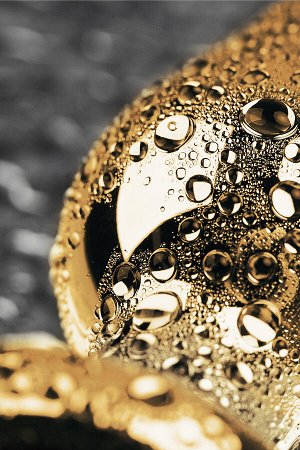 Анальная втулка Metal by TOYFA, металл, золотая, с кристаллом цвета алмаз, 10 см,  3 см, 95 г