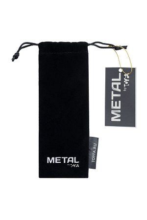 Уретральный плаг TOYFA Metal фигурный с кольцом в основании, серебряный, 17,5 см