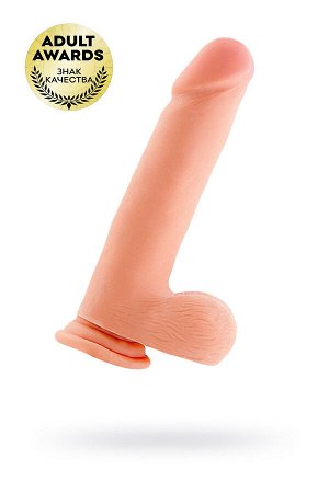 Реалистичный фаллоимитатор TOYFA RealStick Elite DILDO, TPR, телесный, 23,5 см