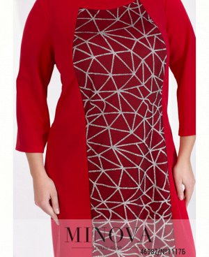 Платье №1117Б-Красный