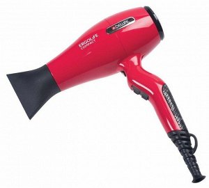 Dewal Профессиональный фен для волос / ErgoLife Compact 03-002 Red, красный, 2000 Вт