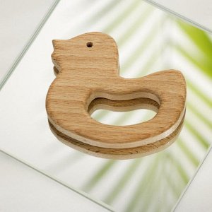 Набор «Прелесть»: бамбуковая зубная щетка, деревянная игрушка