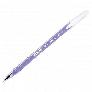 Ручка шариковая неавтомат Attache Bright colors фиолетовый корпус...