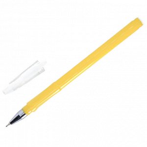 Ручка шариковая неавтоматическая Attache Bright colors желтый кор...