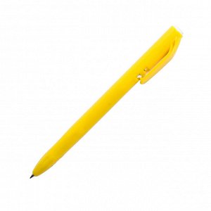 Ручка шариковая автоматическая Attache Bright colors желтый корпу...