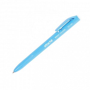 Ручка шариковая автоматическая Attache Bright colors голубой корп...