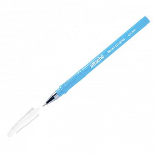 Ручка шариковая неавтоматическая Attache Bright colors голубой ко...
