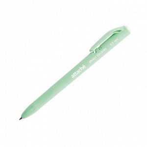 Ручка шариковая автоматическая Attache Bright colors зеленый корп...