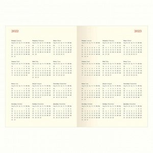 Ежедневник датированный 2022 темн.коричн А5, 176л. 365days I1006/...