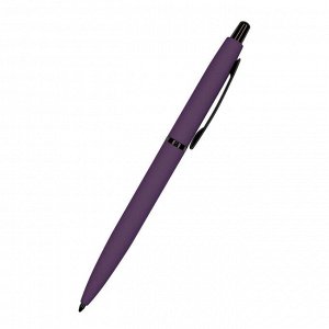 Ручка шариковая автоматическая SAN REMO фиолет металл, 1мм,синяя ...