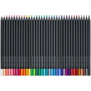 Карандаши цветные Faber-Castell Black Edition, 36цв.черное дерево...